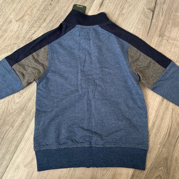 NWT Roots Toddler Active Track Jacket, Navy Blazer Mix - Picture 4 of 6